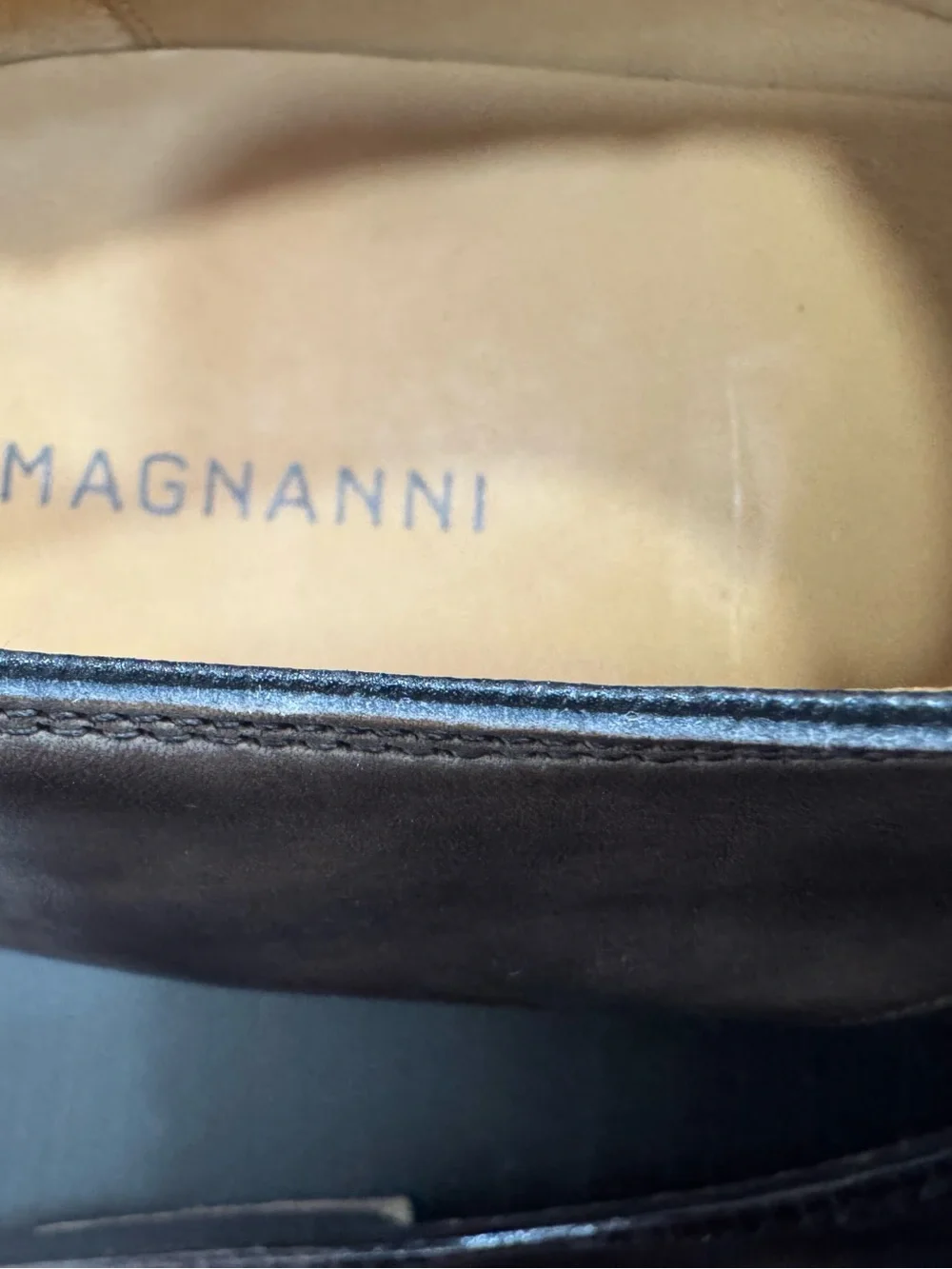 MAGNANNI Marco II Single Monk Strap Burnished Leather Dress Shoes 10.5 $425